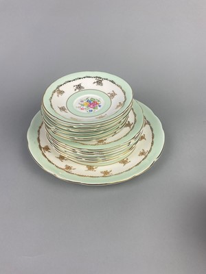 Lot 400 - A ROYAL TRON TEA SERVICE AND OTHER TEA WARE