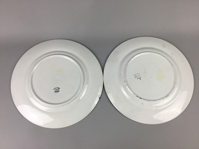 Lot 18 - A PAIR OF MALING PLATES