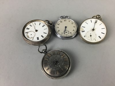 Lot 13 - A LOT OF FOUR POCKET WATCHES