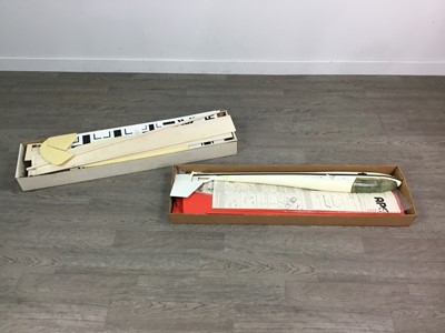 Lot 319 - A LOT OF SIX BOXED MODEL AEROPLANE KITS