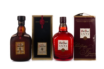 Lot 2 - OLD PARR 15 YEAR OLD 1871 75cl AND OLD PARR SUPERIOR 75cl