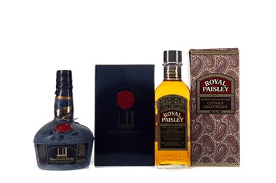Lot 4 - ROYAL PAISLEY 75CL AND DUNHILL OLD MASTER CELEBRATION EDITION 75CL