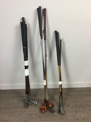 Lot 449 - A LOT OF VARIOUS GOLF CLUBS