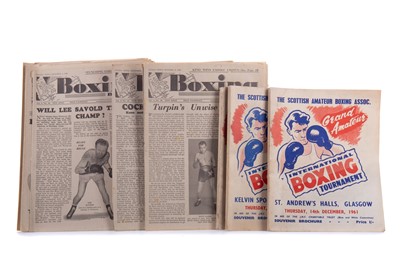 Lot 1515 - BOXING INTEREST - A COLLECTION OF RELATED MEMORABILIA