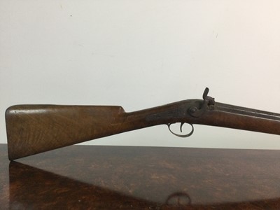 Lot 13 - A 19TH CENTURY PERCUSSION MUSKET
