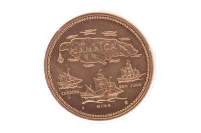 Lot 1 - A GOLD JAMAICAN TWENTY DOLLAR COIN