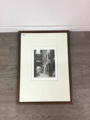 Lot 476 - AN ARCHITECTURAL ETCHING