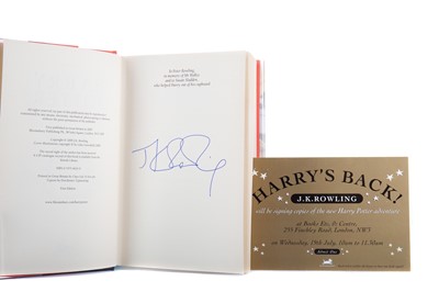 Lot 971 - A SIGNED FIRST EDITION HARRY POTTER AND THE GOBLET OF FIRE