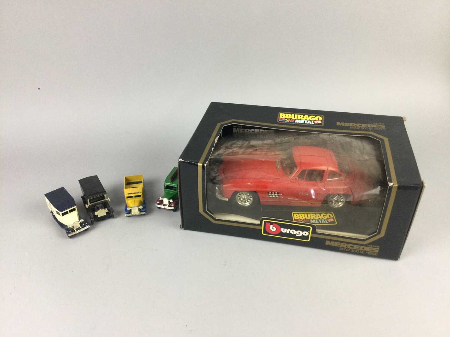 Lot 959 - FIVE BURAGO DIE-CAST VEHICLES AND OTHERS
