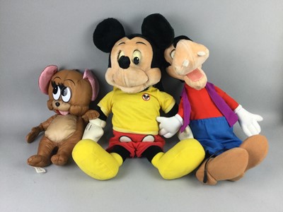 Lot 501 - A LOT OF TOM & JERRY, MICKEY AND GOOFY PLUSH FIGURES