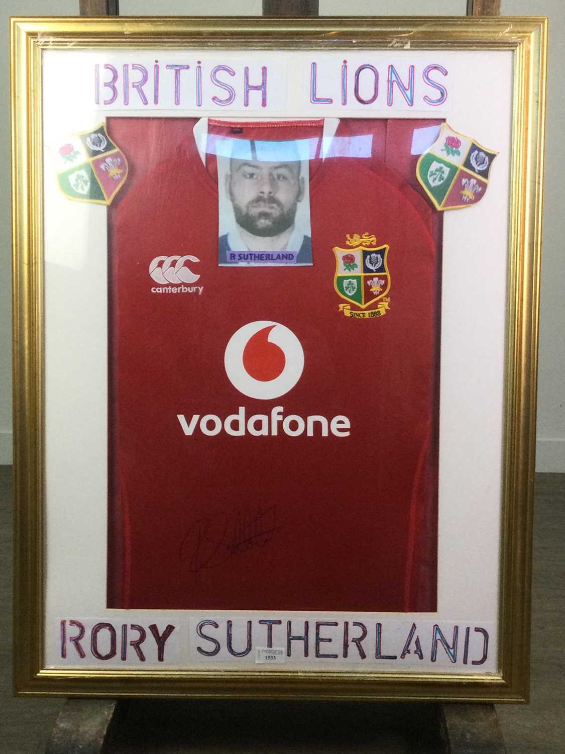 Lot 122 - BRITISH LIONS SIGNED JERSEY