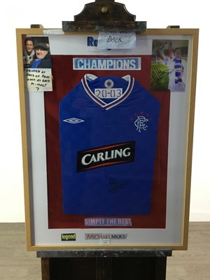 Lot 1538 - RANGERS F.C. SIGNED JERSEY