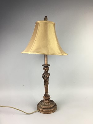 Lot 546 - A NEO CLASSICAL STYLE ‘CANDLESTICK’ TABLE LAMP