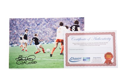 Lot 1540 - AN ARCHIE GEMMILL SIGNED PHOTOGRAPH