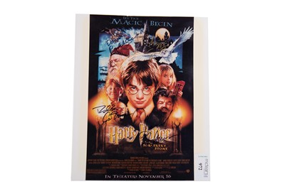 Lot 972 - HARRY POTTER AND THE PHILOSOPHER'S/SORCERER'S STONE CAST SIGNATURES