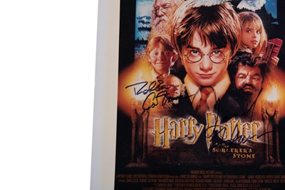 Lot 972 - HARRY POTTER AND THE PHILOSOPHER'S/SORCERER'S STONE CAST SIGNATURES