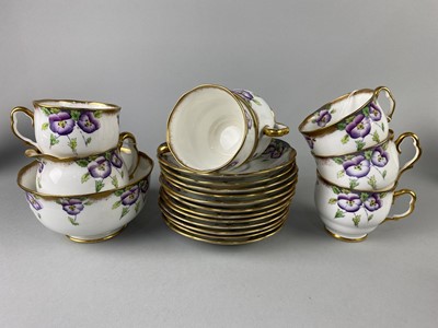 Lot 494 - A ROYAL ALBERT 'PANSY' PART TEA SERVICE ALONG WITH OTHER TEA WARE