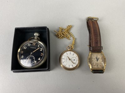 Lot 65A - AN ELGIN WRIST WATCH AND OTHERS
