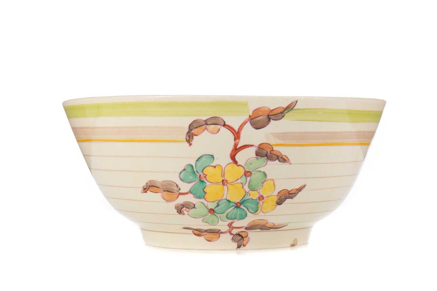 Lot 305 - A 'BIZARRE' BY CLARICE CLIFF TAPERED BOWL