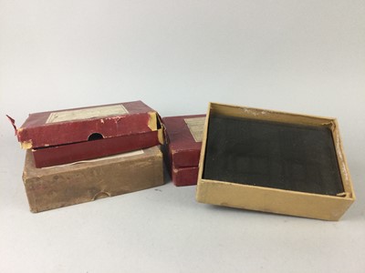 Lot 115A - A LOT OF TWELVE SMALL BOXES OF LATE 19TH/EARLY 20TH CENTURY PHOTOGRAPHIC NEGATIVES