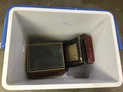 Lot 115 - A LOT OF TWELVE SMALL BOXES OF LATE 19TH/EARLY 20TH CENTURY PHOTOGRAPHIC NEGATIVES