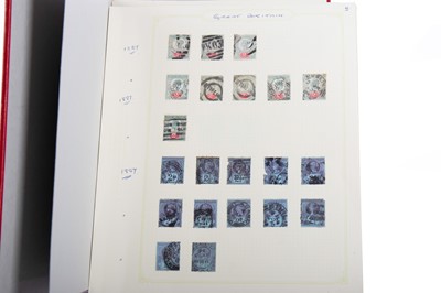 Lot 840 - AN ALBUM OF VICTORIAN AND LATER STAMPS