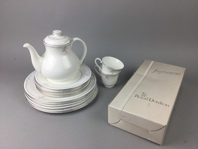 Lot 26 - A ROYAL DOULTON 'CARNATION' SERVICE AND A MATCHING VASE