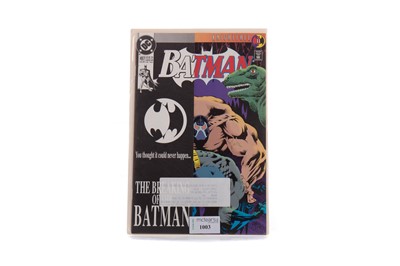 Lot 1003 - DC BATMAN #497 COMIC