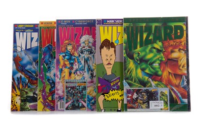 Lot 41 - A LOT OF COMICS INCLUDING MARVEL AND WIZARD