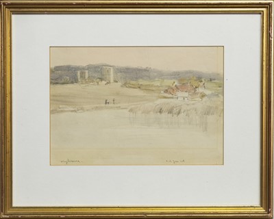 Lot 396 - WEYBOURNE, A WATERCOLOUR ATTRIBUTED TO ALBERT GOODWIN
