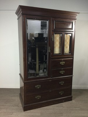 Lot 749 - A LATE 19TH/EARLY 20TH CENTURY COMPACTUM TYPE WARDROBE