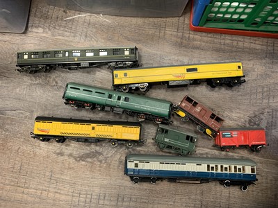 Lot 1058 - A LARGE GROUP OF CARRIAGES, WAGONS AND ROLLING STOCK