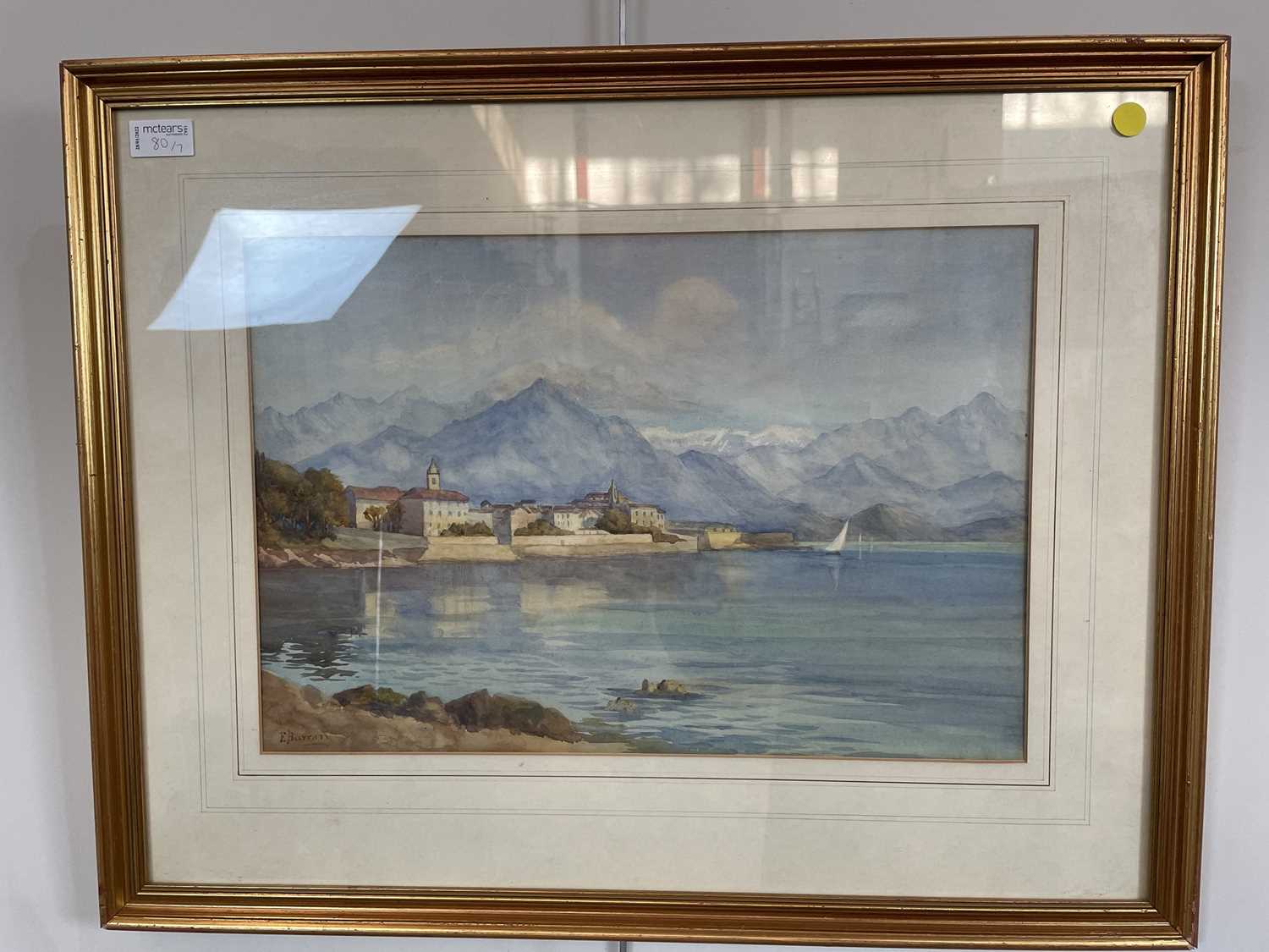 Lot 80 - A LOT OF SEVEN FRAMED PAINTINGS