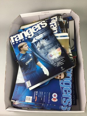 Lot 72 - A COLLECTION OF RANGERS F.C. PROGRAMMES