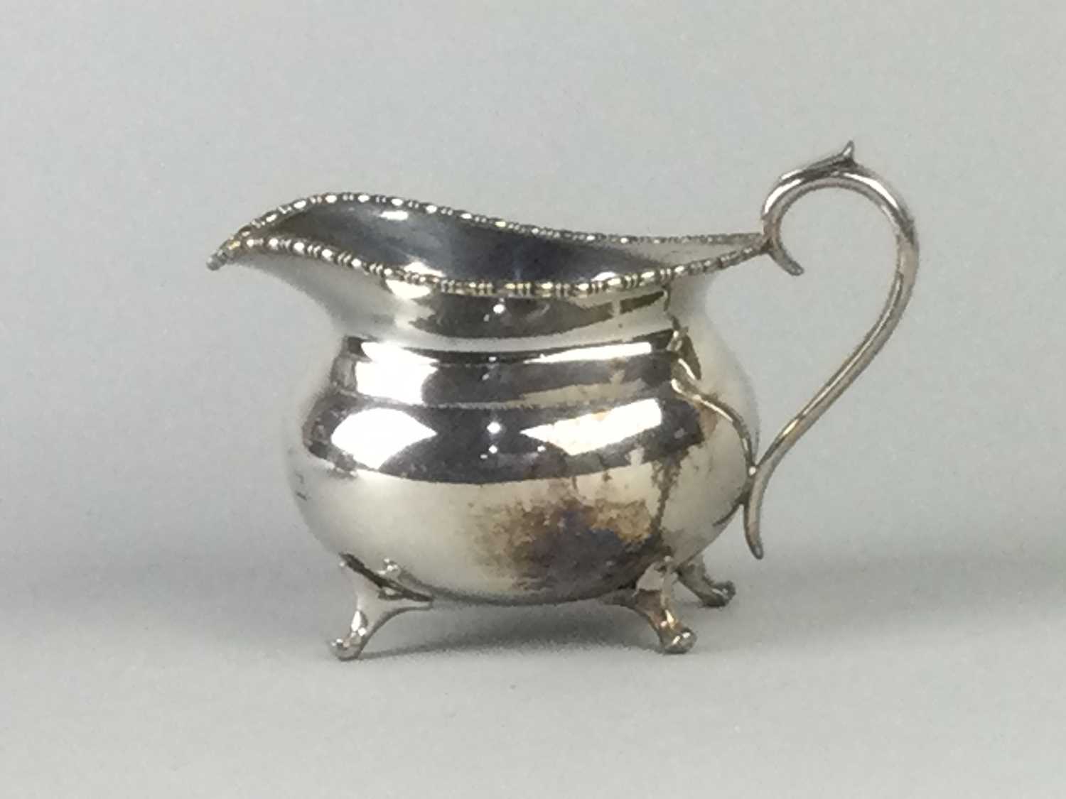 Lot 40 - A VINERS SILVER PLATED FOUR PIECE TEA SERVICE AND OTHER PLATED WARE