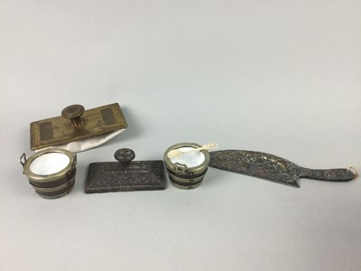Lot 47 - A LOT OF BRASS AND METAL WARE