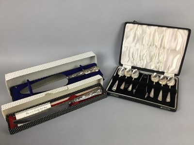 Lot 96 - A LOT OF SILVER PLATED CUTLERY