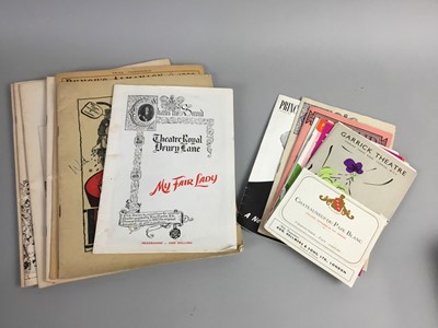 Lot 254 - A LOT OF VINTAGE THEATRE PROGRAMMES AND PUNCH CARTOON REPRINTS