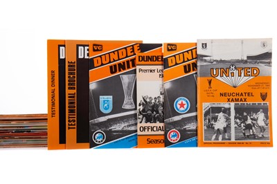 Lot 1563 - A COLLECTION OF DUNDEE UNITED F.C. PROGRAMMES