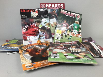 Lot 1564 - A COLLECTION OF SIGNED FOOTBALLING PROGRAMMES