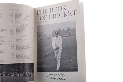 Lot 1573 - THE BOOK OF CRICKET