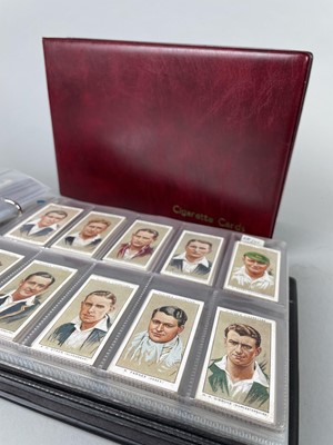 Lot 52 - A LOT OF TWO ALBUMS OF CIGARETTE CARDS