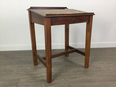 Lot 269 - A 20TH CENTURY CHILD'S SCHOOL DESK AND CHAIR