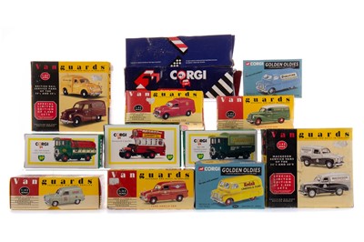 Lot 254 - A COLLECTION OF SIX VANGUARDS AND CORGI DIE-CAST MODELS