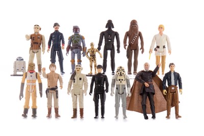 Lot 1074 - A SMALL GROUP OF VINTAGE STAR WARS FIGURES