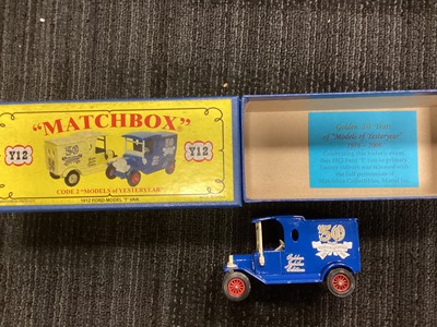 Lot 909 - A COLLECTION OF MATCHBOX COLLECTIBLES DIE-CAST MODELS