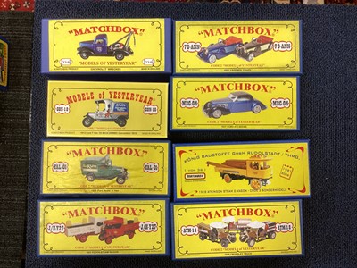 Lot 908 - A COLLECTION OF MATCHBOX YESTERYEAR MODELS