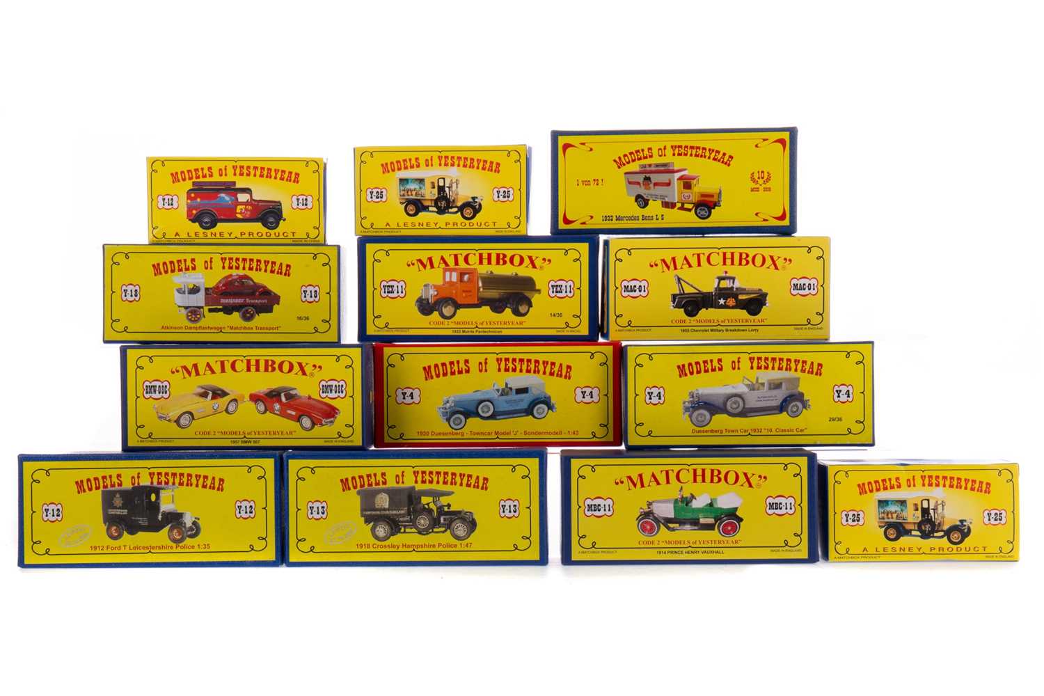 Lot 906 - A COLLECTION OF MATCHBOX YESTERYEAR MODELS