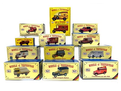 Lot 899 - A COLLECTION OF MATCHBOX YESTERYEAR MODELS