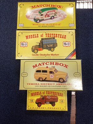 Lot 899 - A COLLECTION OF MATCHBOX YESTERYEAR MODELS